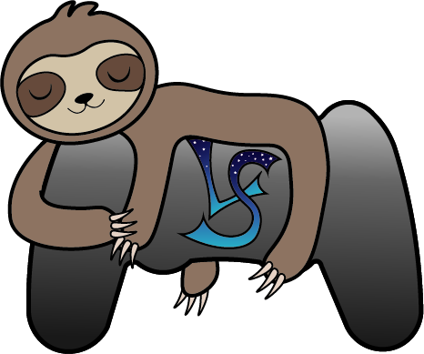 El perezoso de LazySoft abraza un mando de videojuegos
